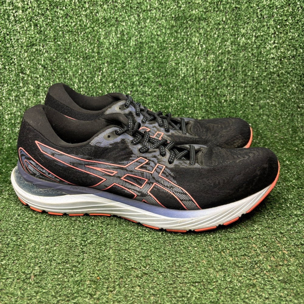 Asics Gel-Cumulus 23 Running Breathable Athletic Sneakers Black Coral Women 11.5